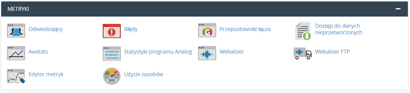 cpanel-metryki